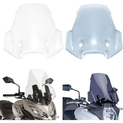 Smoke Windscreen Windshield For KAWASAKI Versys 650 1000 KLE650 KLZ1000