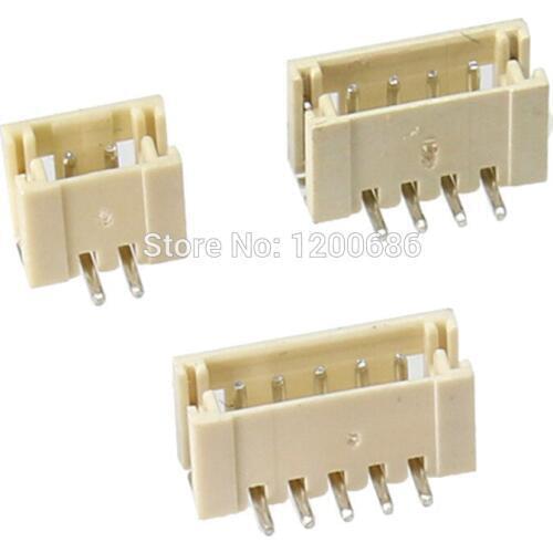 ZH1.5 Right Angle 90 degree ZH1.5MM SMD Connector Terminal Socket ZH 1.5mm ZH 2 3 4 6 10-Pin Connector Plug