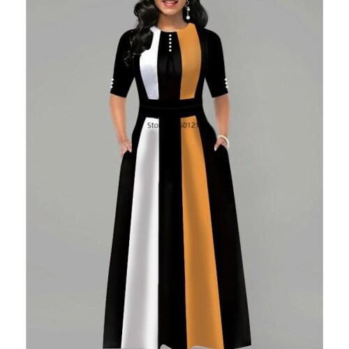 Women Luxury Retro Evening Party Dress Lady Spring Autumn Elegant OL Dress Streetwear 2021 New Fashion