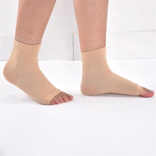 1Pair Foot Sock Ankle Protector Pain Relief Plantar Fasciitis Heel Bottom Cracked Protective Pad