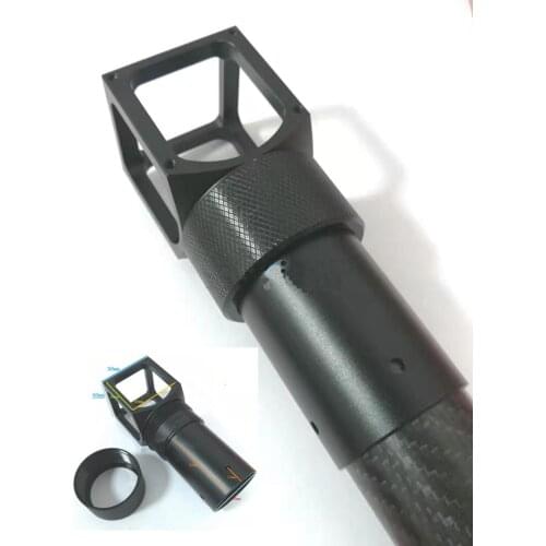 1PC D40mm Folding Arm Double Quick Release Thread Vertical Folding Parts Carbon Tube Connector Adapter Clamp for Plant UAV Drone