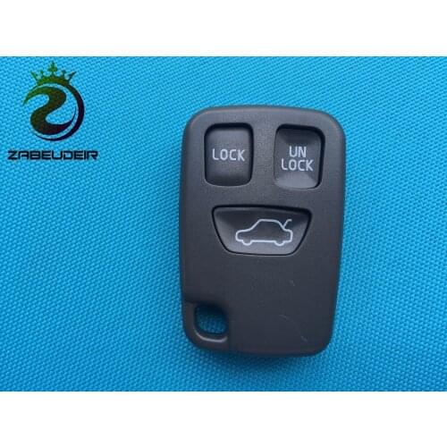 1Pcs Of New Replacement Key Cover 3 Buttons Remote FOB Case Shell For Volvo S70 V70 C70 S40 V40 XC90 XC70 No Logo Auto Parts