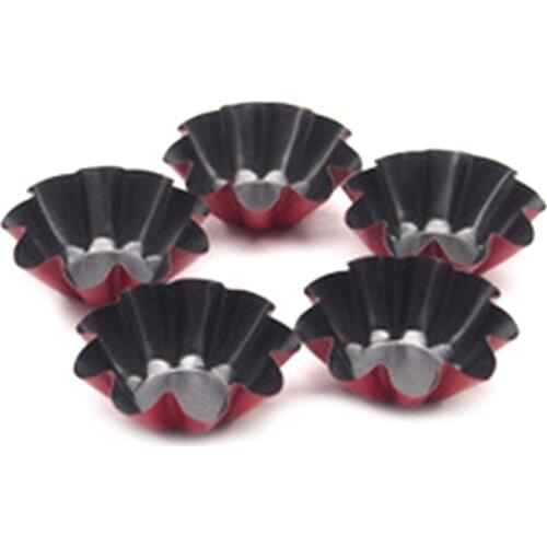 5Pcs Egg Tart Mold, Reusable Mini Tart Pans, Muffin Cupcake Cake Pans, Molds For Baking, Baking Tools For Cakes