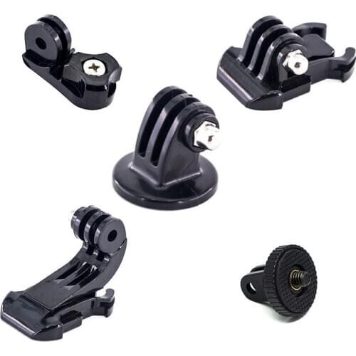 Adapter Mount Conver for Go Pro Hero 6 5 4 3 SJCAM SJ4000 Xiaomi Yi Mijia 4K GoPro Hero 4s 5s Session Camera Accessories Kit