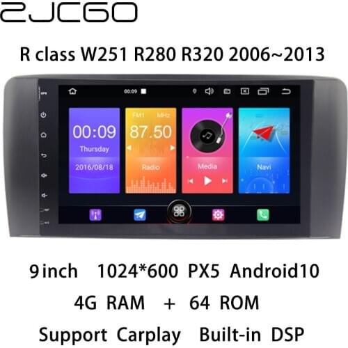 Car Multimedia Player Stereo GPS DVD Radio Navigation Android Screen for Mercedes Benz R class W251 R280 R300 R320 R350 R400
