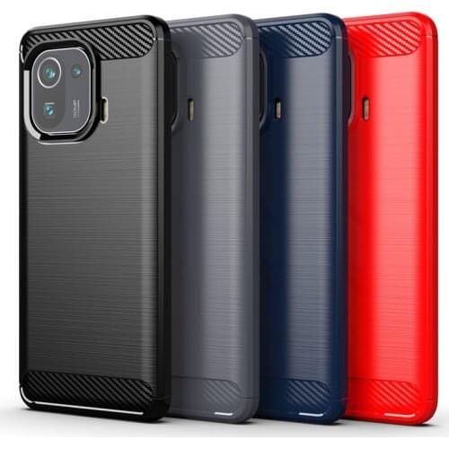 For Cover Xiaomi Mi 11 Pro Case For Mi 11 Pro Capas Phone Back Armor Shockproof Soft TPU Cover For Mi 11 Lite Pro Ultra i Fundas