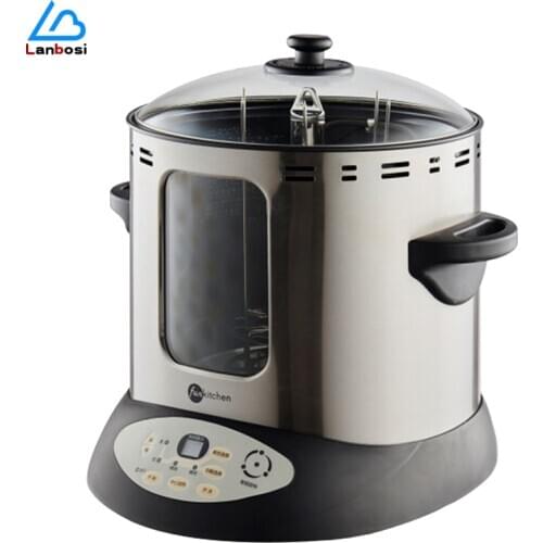 Electric Grill Roast Chicken Roast Duck Oven Electric Grill Household Smokeless Barbecue Machine Automatic Rotation