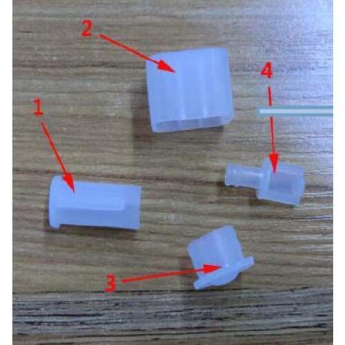 ERIKC Injector Plastic Protection Plug, Common Rail Plastic Prot to Protect Cr Injector for 0445110# Series Injector