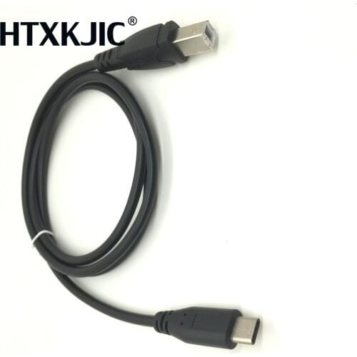 USB-C USB 3.1 Type C Male Connector to USB 2.0 B Type Male Data Cable for Cell Phone Printer Hard Disk