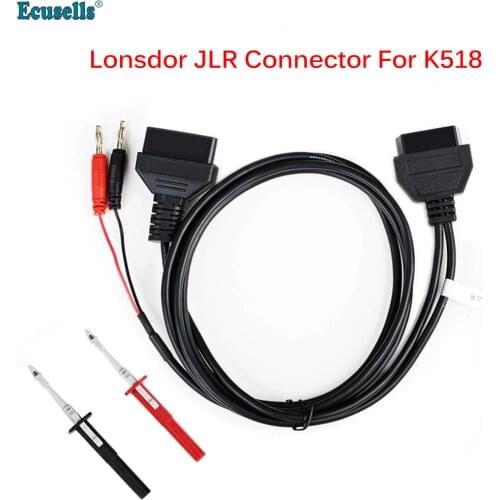 Lonsdor JLR Connector Work with K518S K518ISE Support All Key Lost Programming Under Alarm State for Land Rover/Jaguar 2015-2018