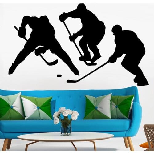Ski for Group Vinyl Wall Stickers for Man Adhesive Removable Living Room Waterproof Wall Decals Home Decor Room Accessories