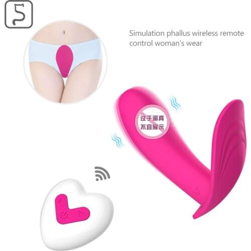 Wireless Remote Control Massage Stick Clitoral Wearing Female Vibration Masturbation Orgasm Erotic Sex Toys Adult Products