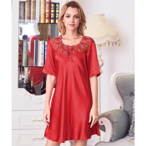 Женские ночные сорочки с рукавами MIXCUBIC China At AliExpress