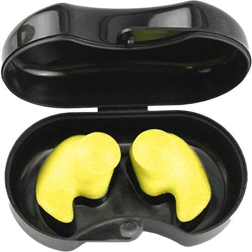 Swimming Soft Earplugs Silicone Waterproof Reusable Silicone Ear Plugs For Swimmers Showering Bathing Diving Water Sports