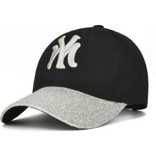 New Embroidery Baseball Caps Men Women Unisex Sequin Visors Hat Casual Sport cap For Men Golf Snapback Cap hat