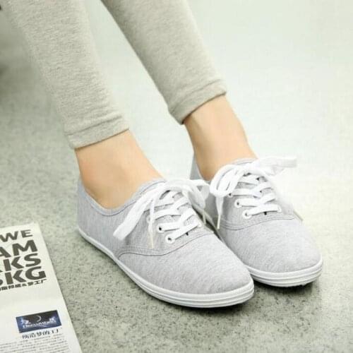 2018 New Canvas Shoes Female Tide Small White Shoes New Couple Candy Color Flat Student Shoes Shoes Factory Direct