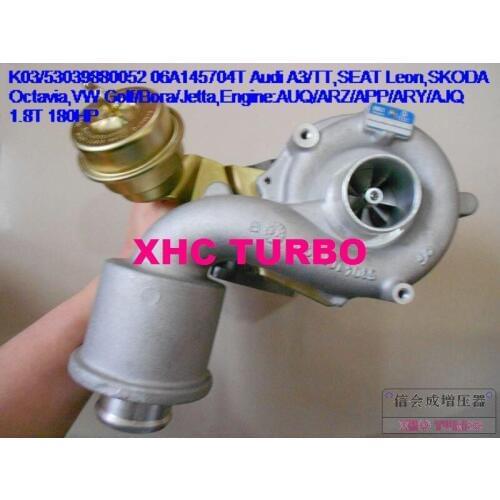 NEW K03 53039700052 Turbo Turbocharger for AUDI A3 TT,SEAT Leon Toledo,SKODA Octavia,Bora,Golf Jetta Beetle 1.8T 180HP