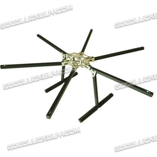 JETFUN Six-axis 1100mm Hexacopter Aluminum Alloy Folding Frame Kit for DSLR FPV Aerial Photography