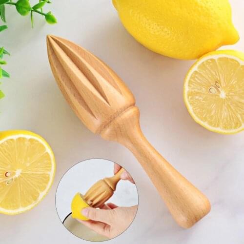 Portable Wooden Lemon Squeezer Fruits Reamer Handmade Juicer Extractor Kitchen Gadget Supplies Accessories Products
