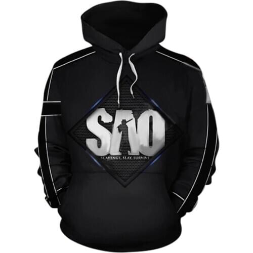 Sword Art Online Hoodie Sweatshirt Pullover Adult Men Women Streetwear Casual Hoodie Jacket Coat