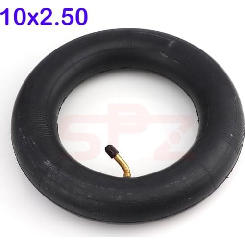 10X2.50 Inner Tube 10x2.5 Tube Innertube with bent valve 45 90 Degree valve for Baby Stroller Pram Scooter 10 Inch