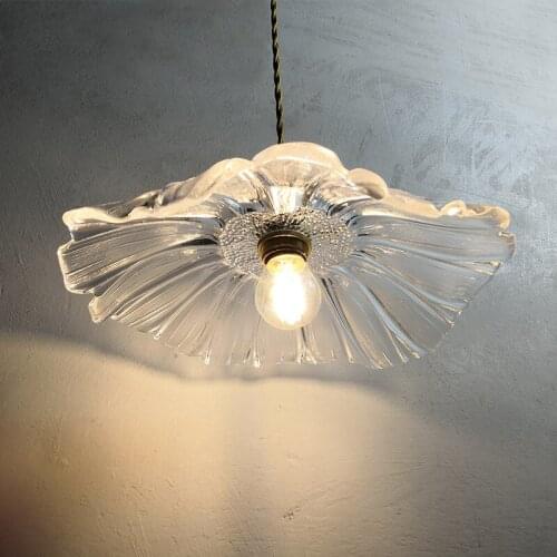 Japanese ins brass glass small pendant lamp cafe restaurant B&B bar aisle light