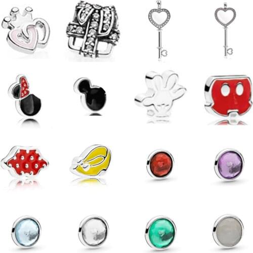 NEW 2021 100% 925 Sterling Silver Floating Small Box Of Beads Necklace Women Fit DIY Original Bracelet Fshion Jewelry Gift