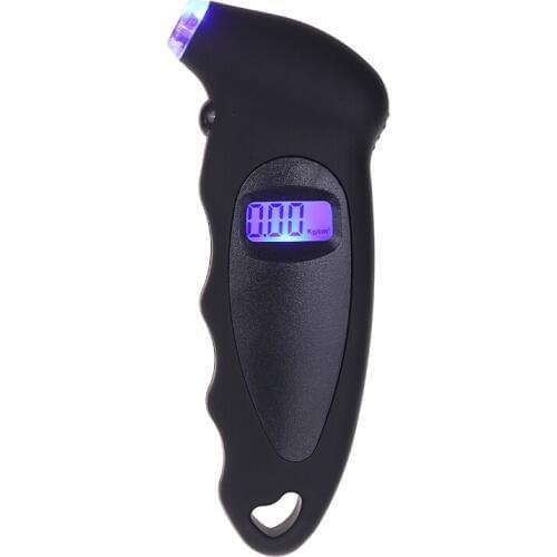 LCD Digital Car Tire Tyre Air Pressure Gauge Meter LCD Display Manometer Barometers Tester for Car Truck Motorcycle Bike