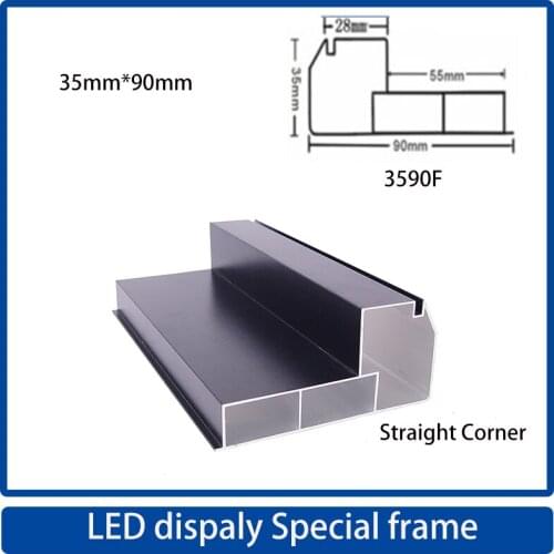 1 Meter/Pcs 18Meter/lot 3590F Straight Corner LED Screen Al Frame Suit For P7.62,P10, P16 Indoor and Semi-outdoor Strip screens