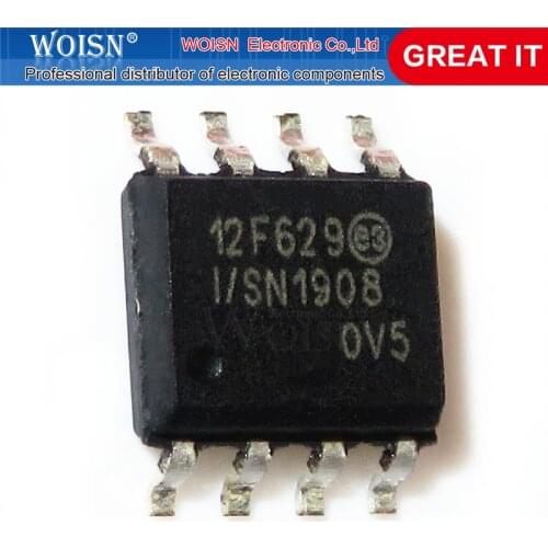 1pcs/lot PIC12F629-I/SN PIC12F629 SOP-8 In Stock