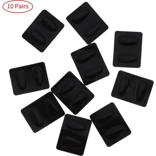 10 Pair Non Slip Glasses Nose Pads Heighten Spectacles Sunglasses Nose Mats Silicone Sheet Eyewear Nosepads Eyeglasses Accessory