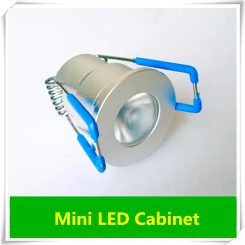 10pcs 1W/3W Dimmable/No dimmable LED Mini Cabinet Light Wine cabinet Lights with Driver Display recessed Warm White/cool white