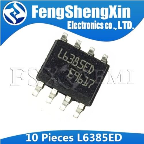10pcs L6385D L6385ED L6385 SOP-8 High-voltage high and low side driver IC