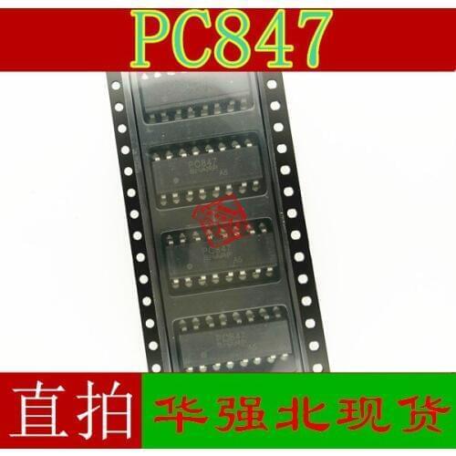 10pcs PC847 PC817 PC817-4 SOP-16