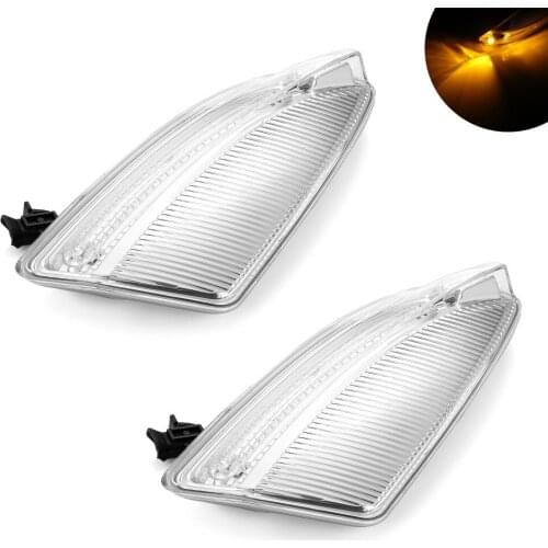 2PCS LED Rear View Mirror Turn Signal Lights Lamps For Mercedes Benz W204 W164 ML300 ML500 ML Class C-Class Car Styling