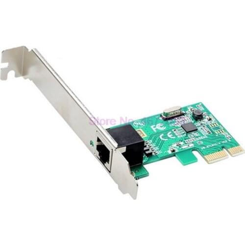 200pcs PCI Express PCI-E Network Card 1000Mbps Gigabit Ethernet 10/100/1000M RJ-45 RJ45 LAN Adapter Converter Controller