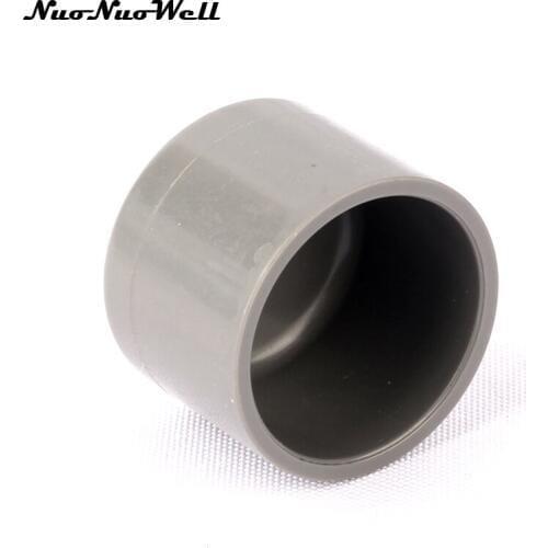 4pcs NuoNuoWell Plastic PVC 32mm Hose End Connector for Garden Micro Drip Irrigation Watering System Fittings Pipe Adapter