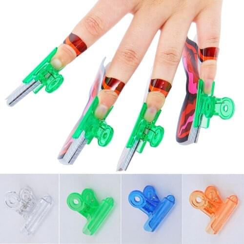 5Pcs Nail Pinching Clips For Quick Building C-Curve Nail Pinching Clips Multi Function Finger Extension Nail Builder Clamps