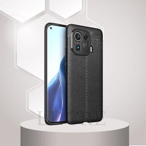For Xiaomi Mi 11 Pro Case silicone Shockproof Luxury Leather TPU Soft Case For Xiaomi Mi 11 Ultra Cover for Mi 11 Lite Mi 11X