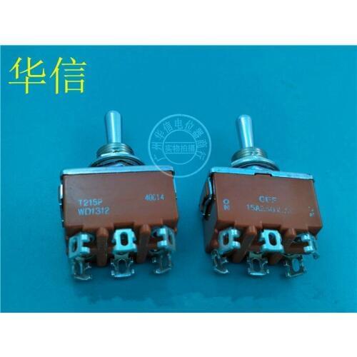 Hot spot T-215P ON-OFF-ON 15A250VAC 6pin 3gear toggle switch