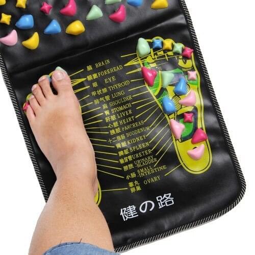 [ Fly Eagle ] Chinese Walk Stone Pain Relieve Foot Leg Massager Mat Health Care Acupressure Free shipping