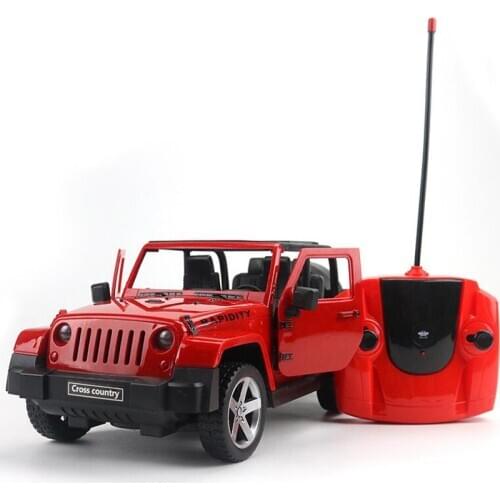 1:12 One-Button Door Opening Window Simulation Off-Road Vehicle Model Climbing Car Remote Control Off-Road Vehicle Child Boy Toy