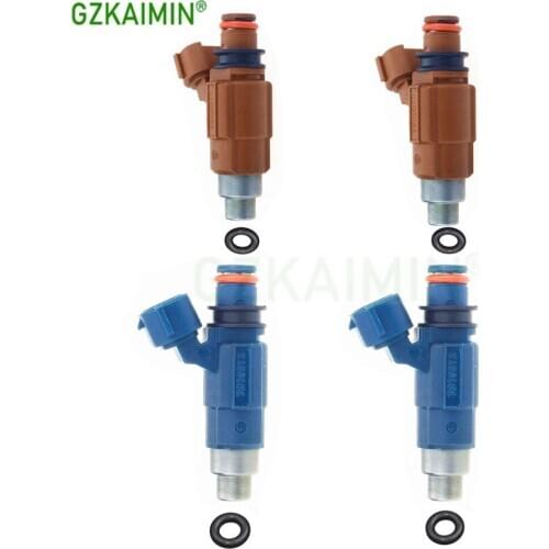 Set of 4 original new tested GOOD USE Fuel Injector nozzle for Mazda 2.0 Nikki INP-780 INP-781 for Mazda 626 Protege