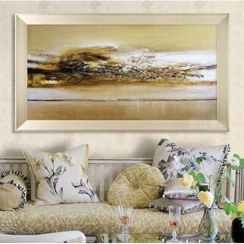 Fall Desert Handpainted Abstract Oil Painting Landscape Oil Painting On Canvas Wall Art Wall Pictures For Living Room Home Decor