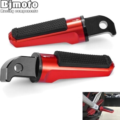 Motobike parts XSR 700 900 Foot Pegs Rear Passenger Pedal Set Rests Racing For Yamaha XSR700 XSR-700 XSR900 XSR-900 XJ6 XJ 6