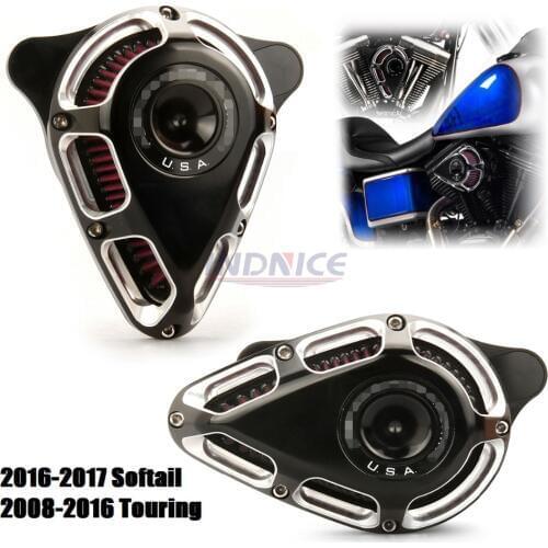 Turnable edge cut FLHR Air intakes for harley FLHTC air filter roadking flhr 08-16 ,air filter softail Deluxe 2016-2017