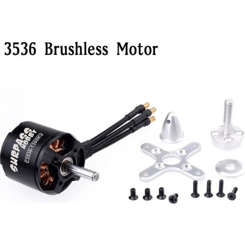 RC HOBBY 2814(3536) 1050KV 1300KV 14 Poles Brushless Motor for RC 1000g-1500g Airplane Fixed-wing Glider Warbirds