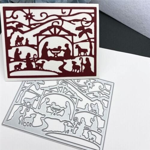 Church DIY Scrapbooking Photo Album Paper Card Craft Cute Embossing Metal Cutting Dies Stencils Scrapbooking