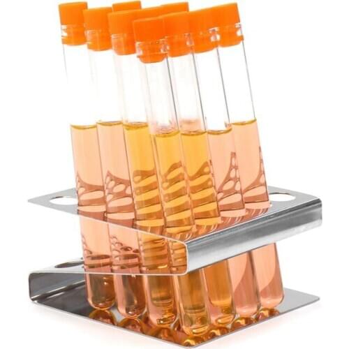 Stainless Steel Test Tube Rack, Z Shape Tube Rack, Suitable for Tubes of Dia. less than equal 17mm, 24Holes