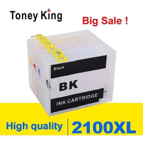 Toney King Refill Ink Cartridge For Canon PGI-2100 MAXIFY Ib4010 IB4110 MB5110 MB5310 MB5410 Printer